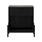 Modern Fluted-Drawer Nightstand
