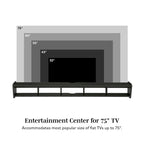 Floating Wall-Mounted TV Stand