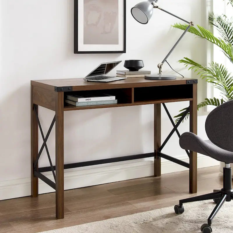Middlebrook 42-inch Metal X Farmhouse Desk