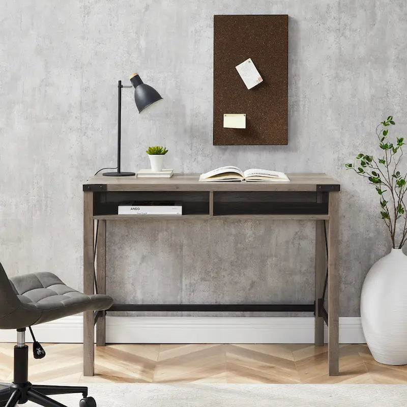 Middlebrook 42-inch Metal X Farmhouse Desk