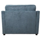 37 Accent Chair with Plastic Legs and Decorative Pillows
