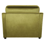 37 Accent Chair with Plastic Legs and Decorative Pillows
