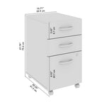 Bush Business Furniture Studio C 3 Drawer Storage File Cabinet