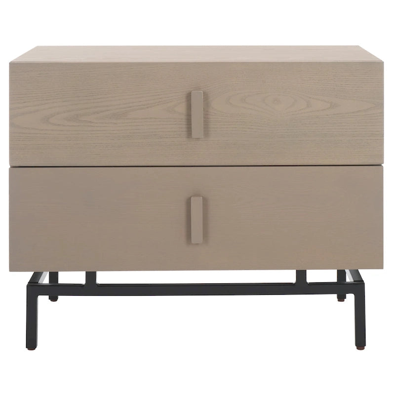 Herschel Grey/ Black Storage Cabinet - 28W x 18D x 22H