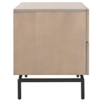 Herschel Grey/ Black Storage Cabinet - 28W x 18D x 22H