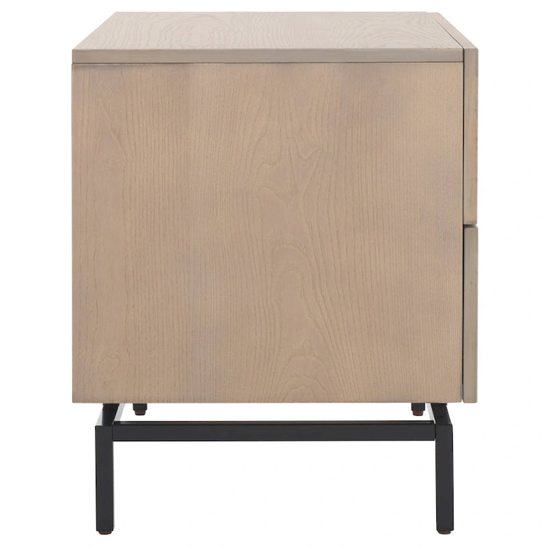 Herschel Grey/ Black Storage Cabinet - 28W x 18D x 22H