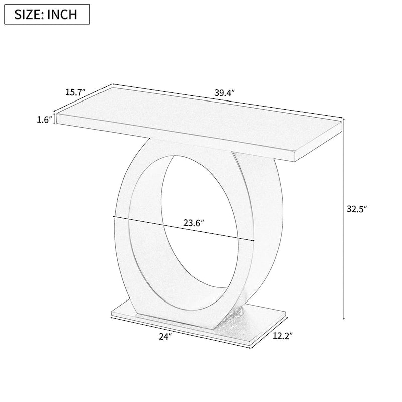 Hudson Refined Modern Console table for Chic Living Spaces