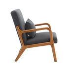 GDFStudio - Olivia Velvet Upholstered Accent Chair with Solid Wood Frame and Comfortable Cushion