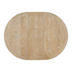 Rustic Farmhouse Dining Table and Chair Sets Extendable Round Table and Chair Sets with Adjustable Table Top for Dining Room