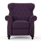 Roomfitters Accented Push Back Recliner Chair with Rolled Arms, Enjoy Cocooning Comfort