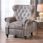 Roomfitters Accented Push Back Recliner Chair with Rolled Arms, Enjoy Cocooning Comfort