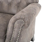 Roomfitters Accented Push Back Recliner Chair with Rolled Arms, Enjoy Cocooning Comfort
