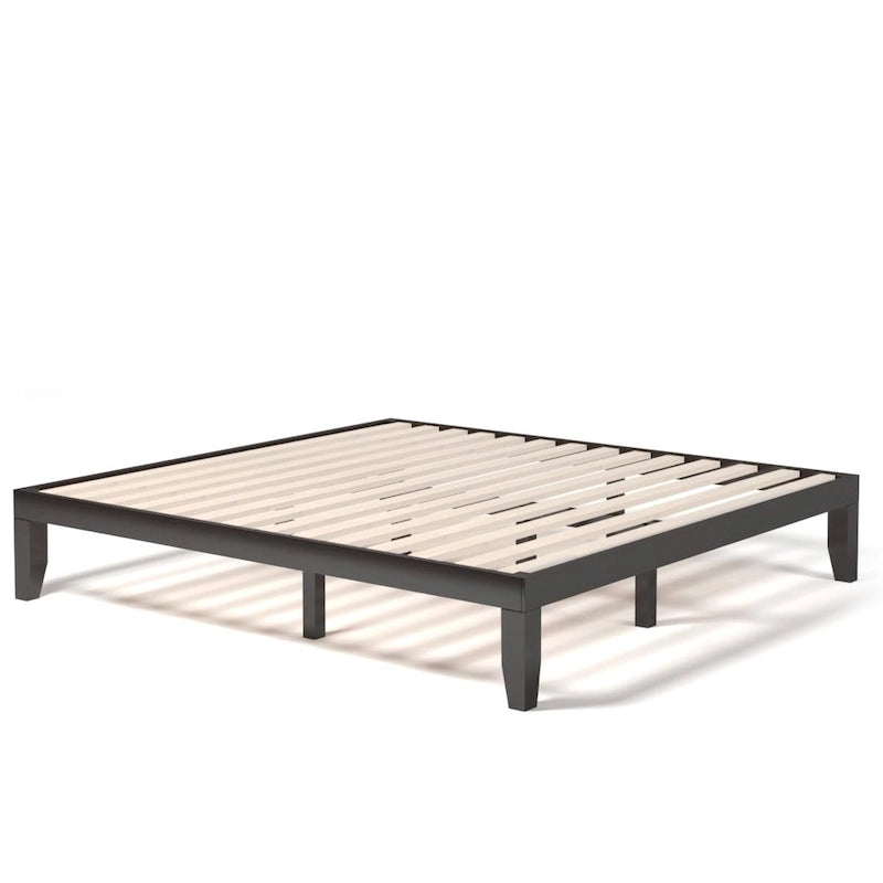 Costway King Size 14 Wooden Bed Frame Mattress Platform Wood Slats