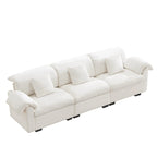 119 Velvet 4-Seater Sofa with Storage - Flexible Design And Luxurious Comfort