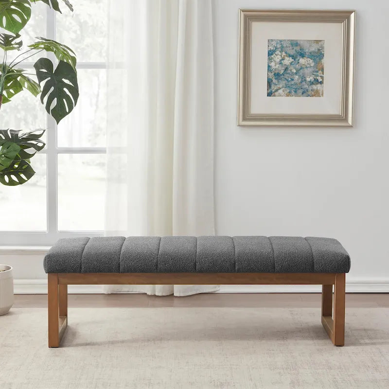 45 Entryway Upholstered Bench Shoe Rack Bench