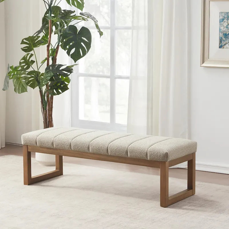 45 Entryway Upholstered Bench Shoe Rack Bench