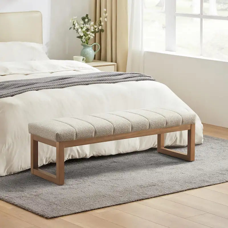 45 Entryway Upholstered Bench Shoe Rack Bench