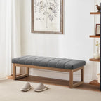 45 Entryway Upholstered Bench Shoe Rack Bench