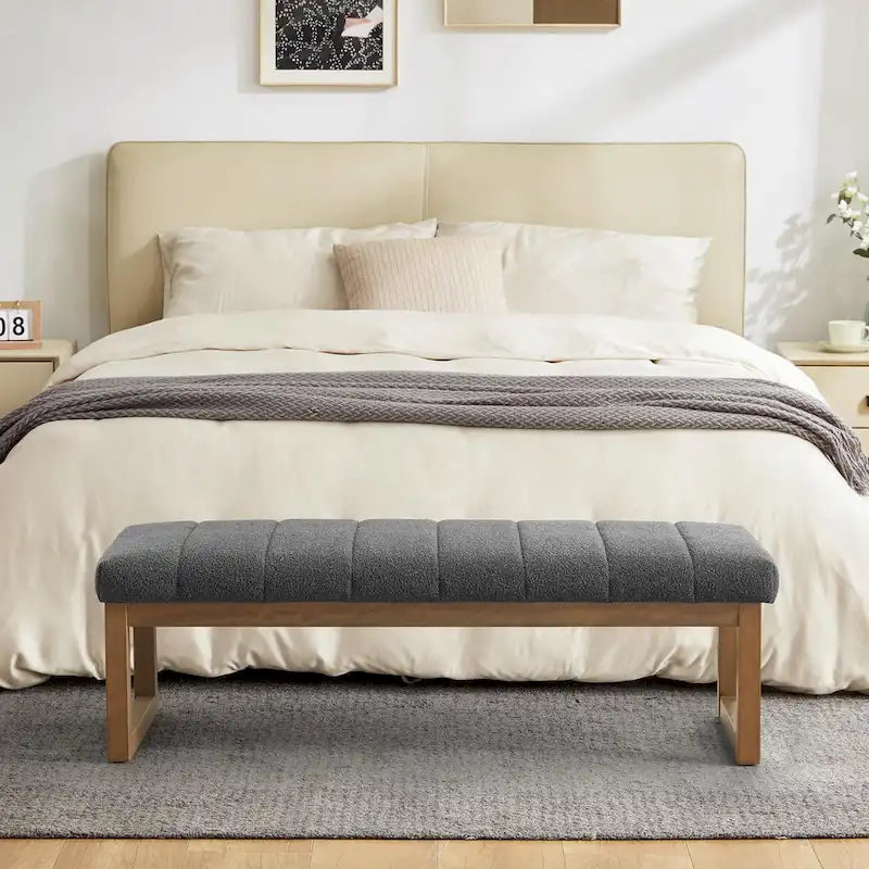 45 Entryway Upholstered Bench Shoe Rack Bench