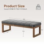 45 Entryway Upholstered Bench Shoe Rack Bench