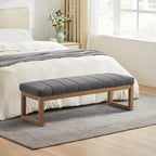 45 Entryway Upholstered Bench Shoe Rack Bench