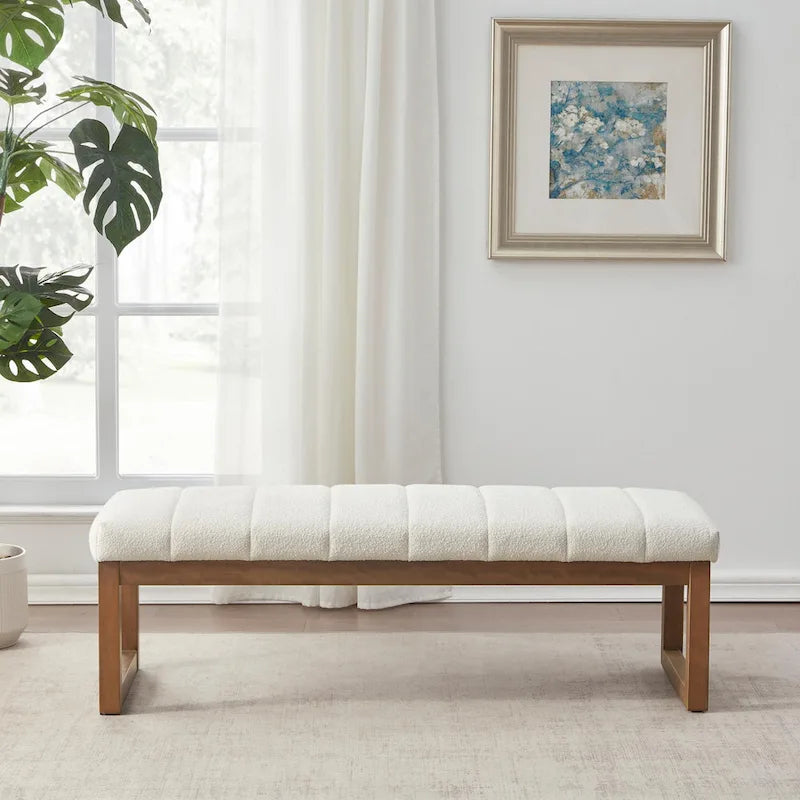 45 Entryway Upholstered Bench Shoe Rack Bench