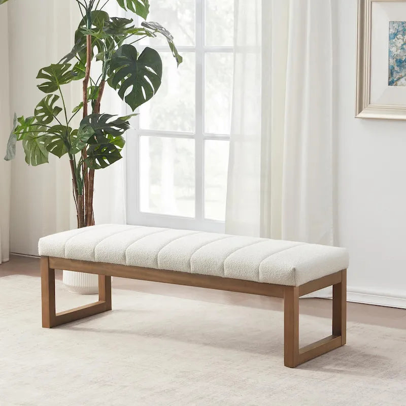 45 Entryway Upholstered Bench Shoe Rack Bench
