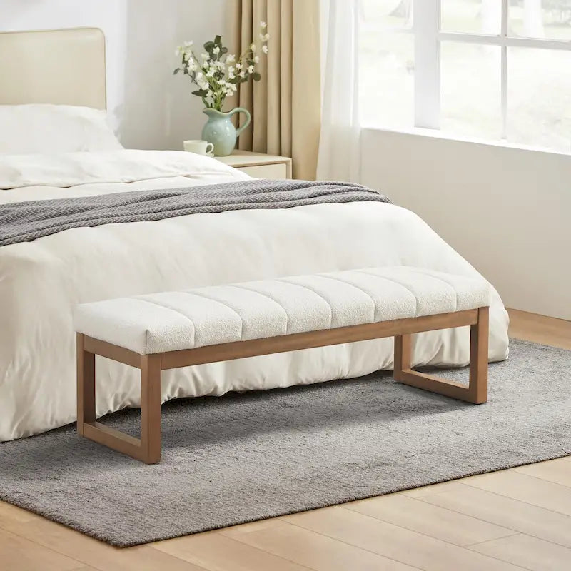 45 Entryway Upholstered Bench Shoe Rack Bench