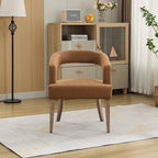 25.79 Wide Modern Barrel Open Back Upholstered Accent Chair