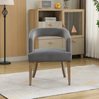 25.79 Wide Modern Barrel Open Back Upholstered Accent Chair