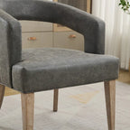 25.79 Wide Modern Barrel Open Back Upholstered Accent Chair