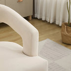 25.79 Wide Modern Barrel Open Back Upholstered Accent Chair