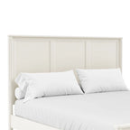 Arlena Classic Modern Solid Wood Panel Bed