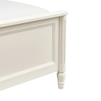 Arlena Classic Modern Solid Wood Panel Bed
