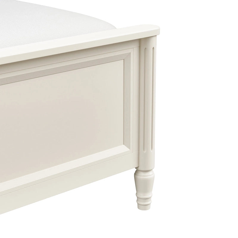 Arlena Classic Modern Solid Wood Panel Bed