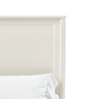 Arlena Classic Modern Solid Wood Panel Bed