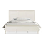 Arlena Classic Modern Solid Wood Panel Bed