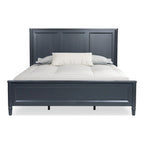 Arlena Classic Modern Solid Wood Panel Bed