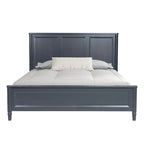 Arlena Classic Modern Solid Wood Panel Bed