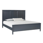 Arlena Classic Modern Solid Wood Panel Bed