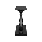 Vase-Leg Design Console Table Narrow Entryway Table Sofa Side Table with Bottom Shelf