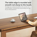 62.99 Inch Mid Century Modern Solid Wood Dining Table for 4-6 People