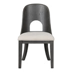 Piez Modern 5-Piece Solid Wood Round Dining Set
