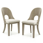 Piez Modern 5-Piece Solid Wood Round Dining Set