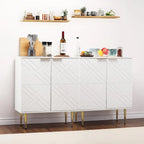 Sideboard Storage Modern Accent Cabinet with 2 Doors, Sideboard Buffet Cabinet for Kitchen