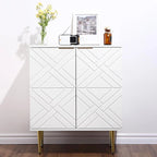 Sideboard Storage Modern Accent Cabinet with 2 Doors, Sideboard Buffet Cabinet for Kitchen