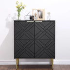 Sideboard Storage Modern Accent Cabinet with 2 Doors, Sideboard Buffet Cabinet for Kitchen