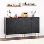 Sideboard Storage Modern Accent Cabinet with 2 Doors, Sideboard Buffet Cabinet for Kitchen