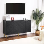 Sideboard Storage Modern Accent Cabinet with 2 Doors, Sideboard Buffet Cabinet for Kitchen