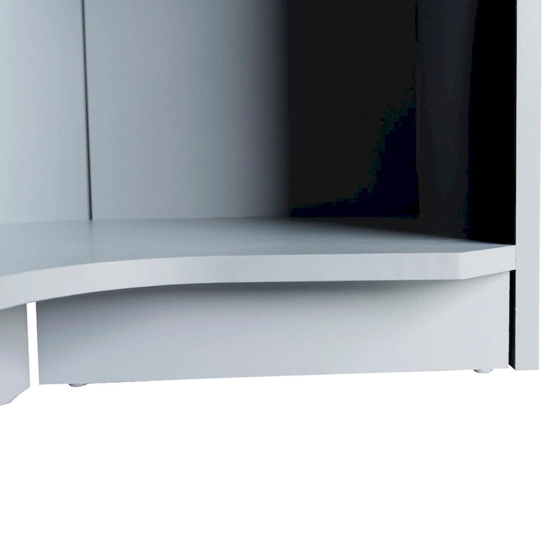 Polygon Corner Wardrobe with 2-Doors